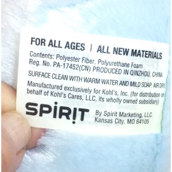 Horton Hears A Who Plush Toy 12" Kohls Cares Dr. Seuss Elephant Blue Soft Stuffe - Picture 8 of 11